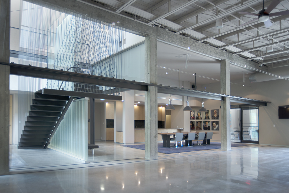 Interior - Gallery, Conference Room and Stair