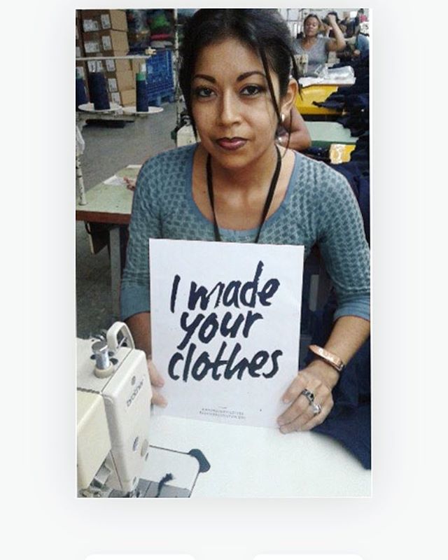 This is Merlyn, who has worked at Standard Apparel for almost two years now. She is attaching collars to shirts, hemming sleeves, attaching labels, and hemming pockets. She has enjoyed working here for the economic advancement and has been able to ma