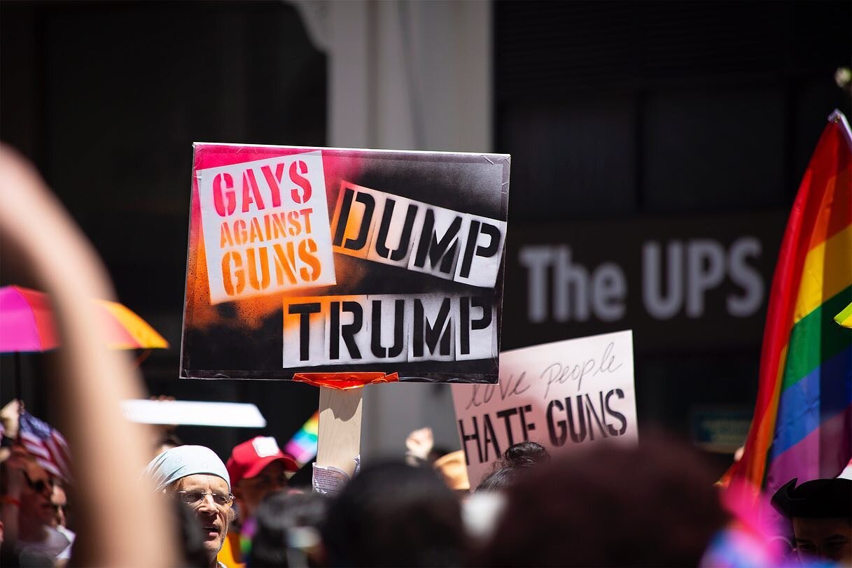 &quot;When all Americans are treated as equal, no matter who they are or whom they love, we are all more free.&quot;- President Barack Obama

New York Pride, June 2017

#lovepeoplehateguns #pridemonth