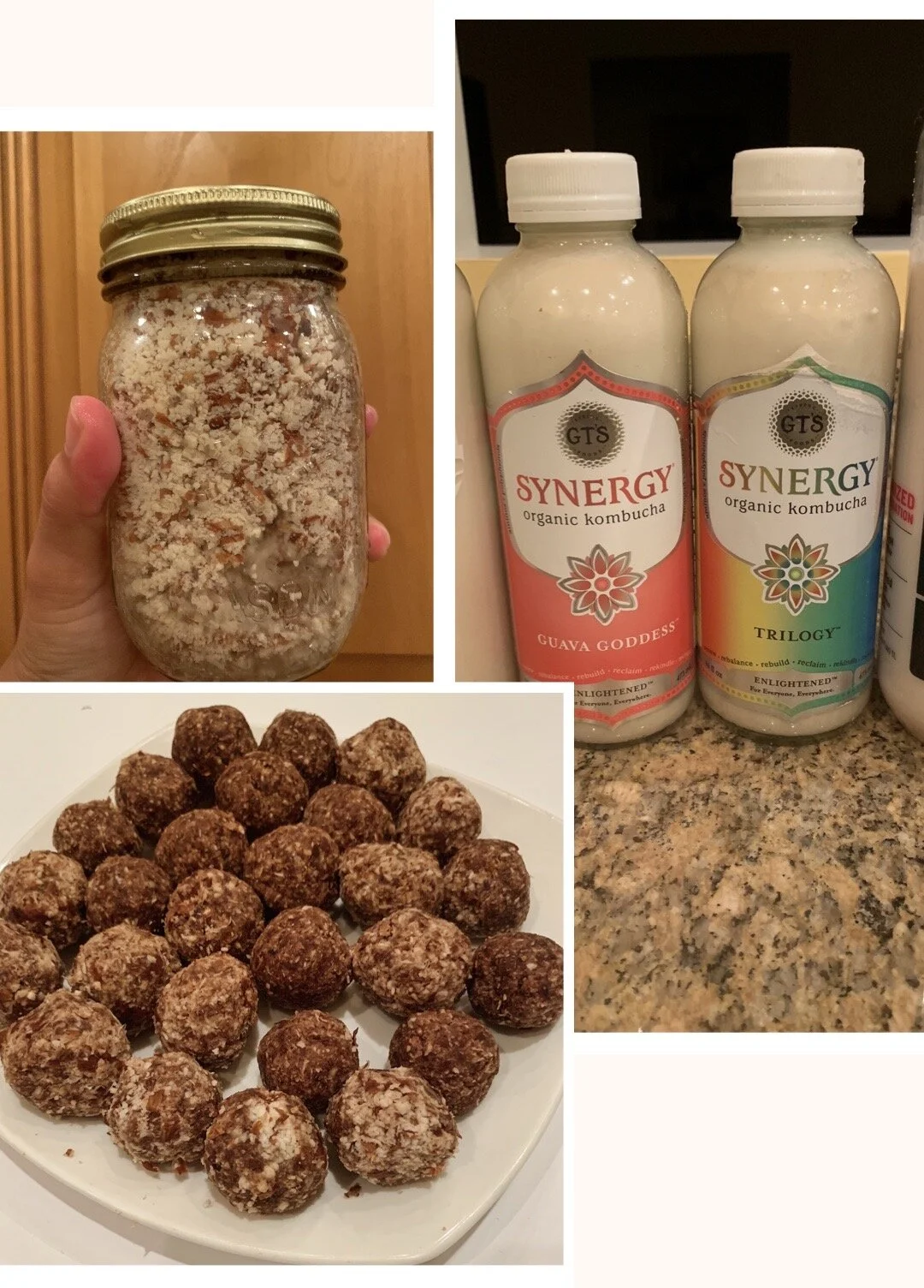 I made Almond Milk and Energy Bites!
