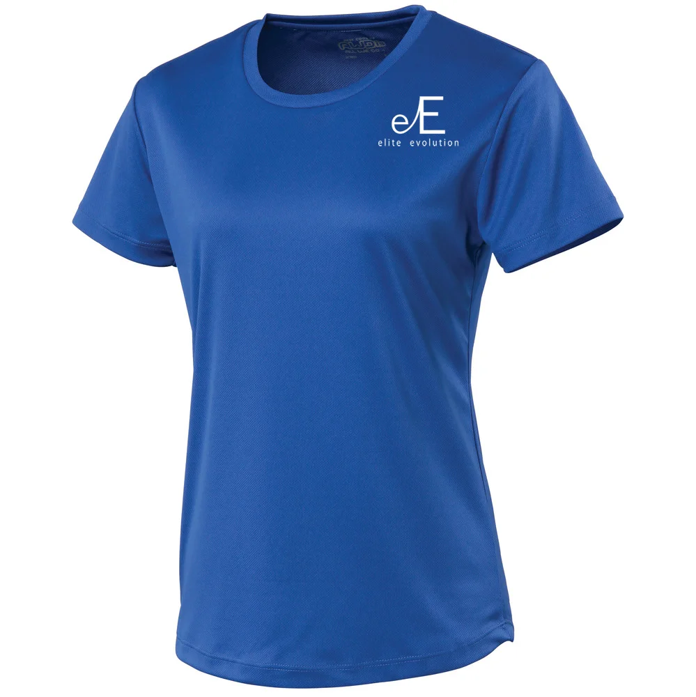 Women's Blue Performance Tee