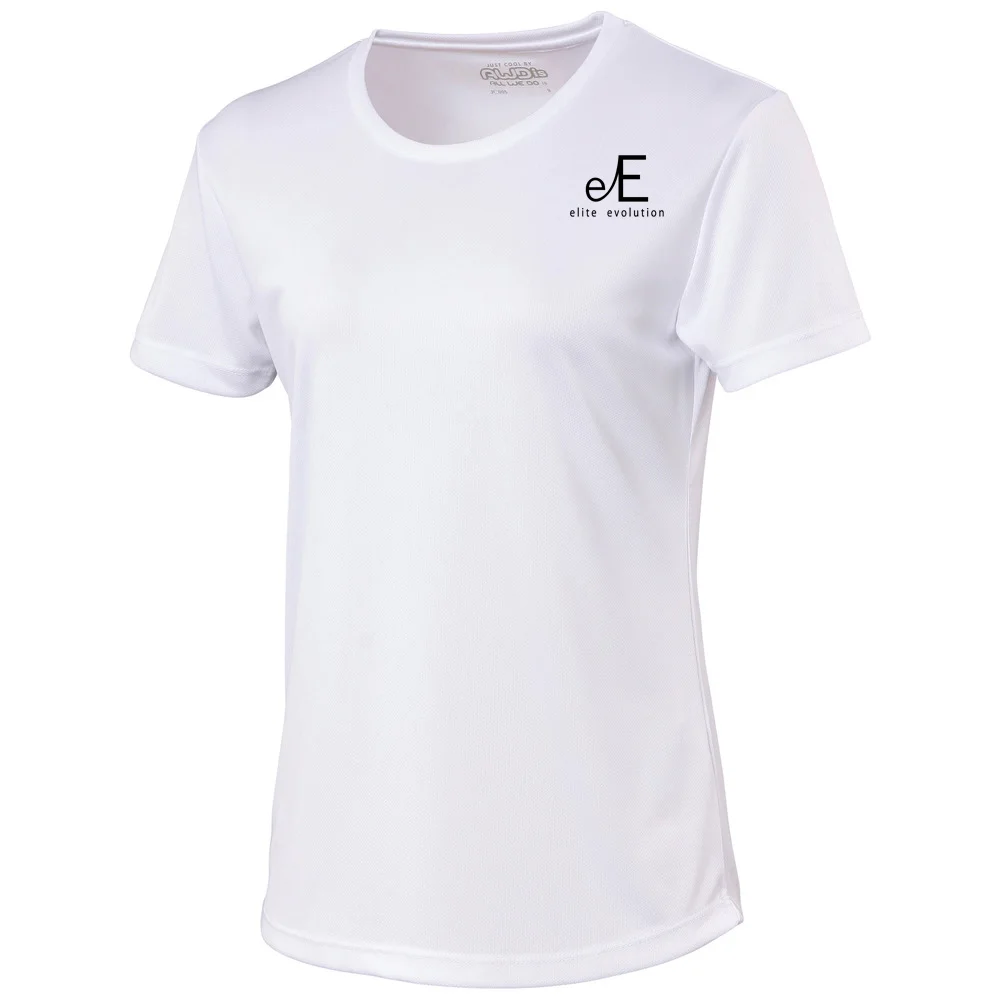 Women's White Performance Tee