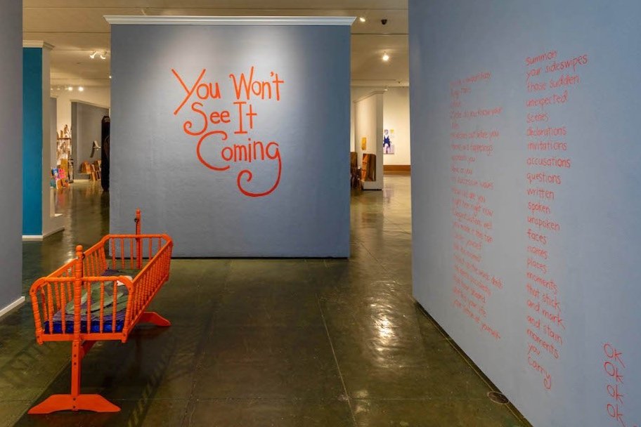 Installation view: You Won't See It Coming