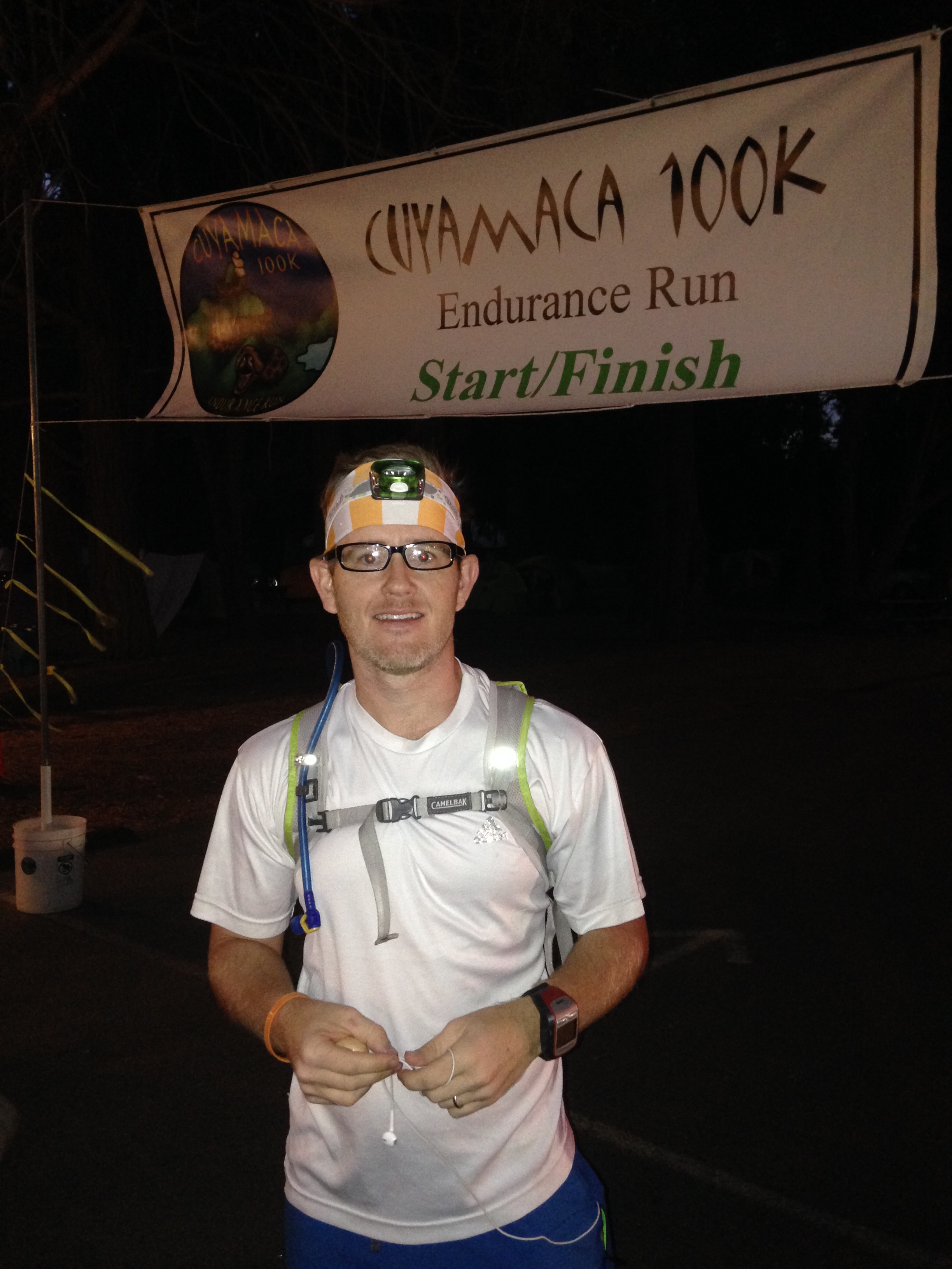 Start of the Cuyamaca 100k Run, 2014