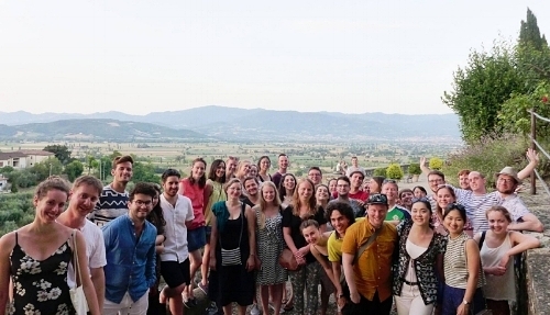 SbS 2016 by the walls surrounding Anghiari (Photo credit: Southbank Sinfonia)