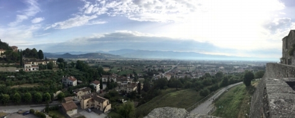 The view (or reward!) after an early morning workout session