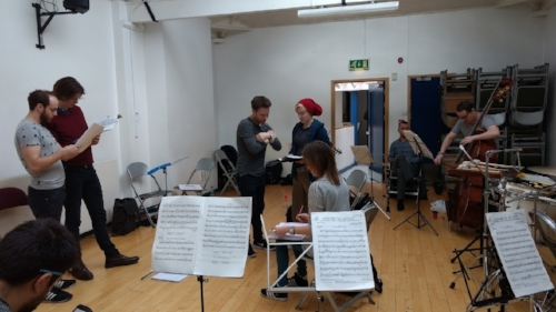 Rehearsing in East London