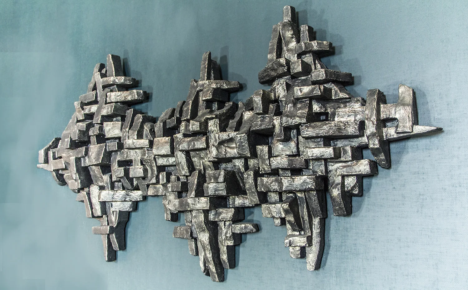 CRUSTACEA III, Mixed Media, 96" x 48" x 10", 2015