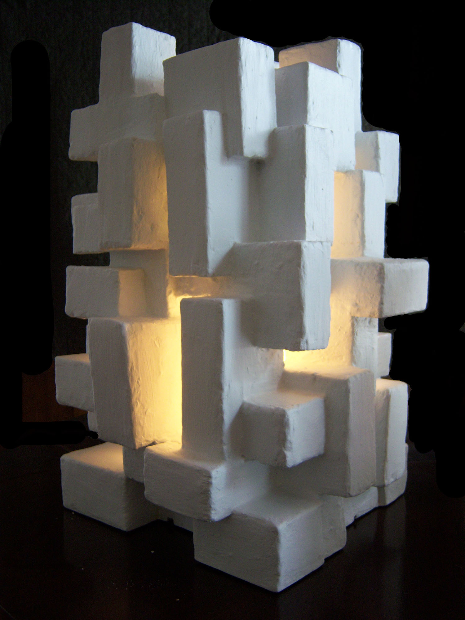 GOTHAM LIGHT SCULPTURE III, Mixed Media, 20" x 9" x 10", 2012