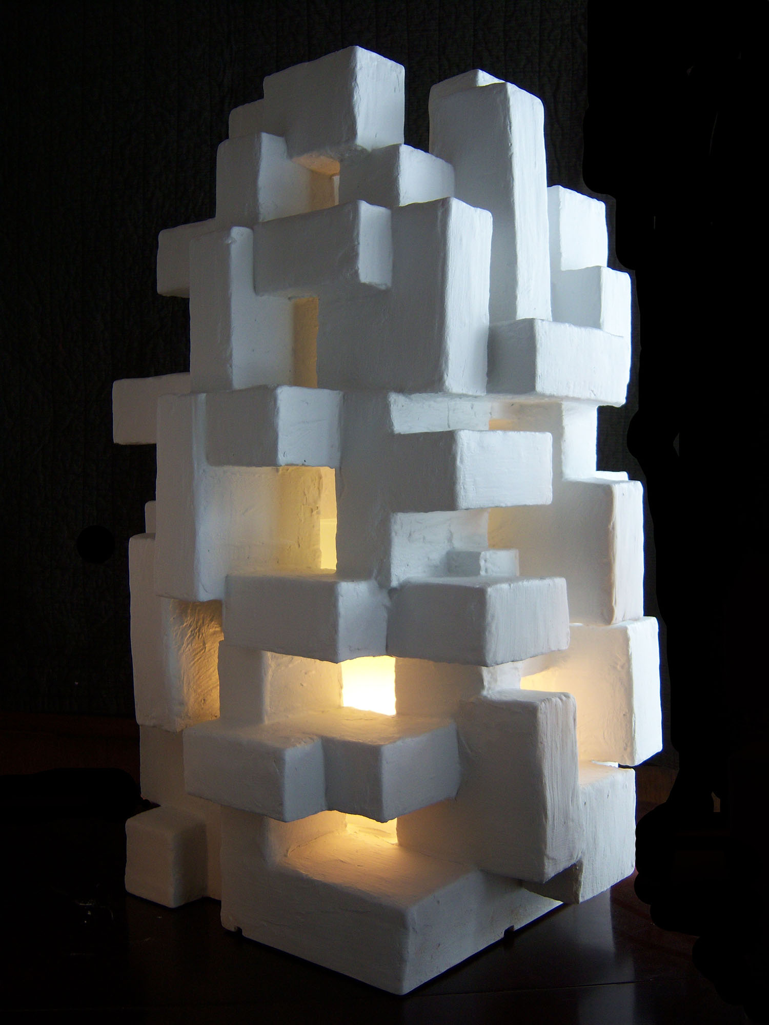 GOTHAM LIGHT SCULPTURE II, Mixed Media, 21" x 10" x 11", 2012