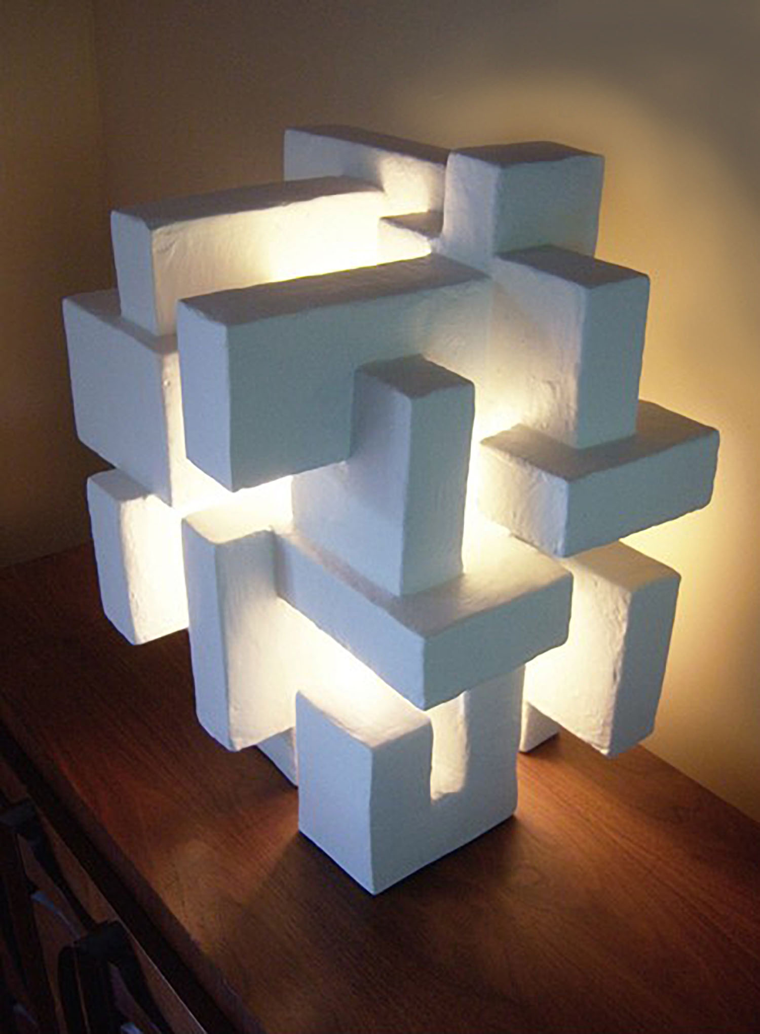 ABITARE LIGHT SCULPTURE, Mixed Media, 16" x 18" x 13", 2013