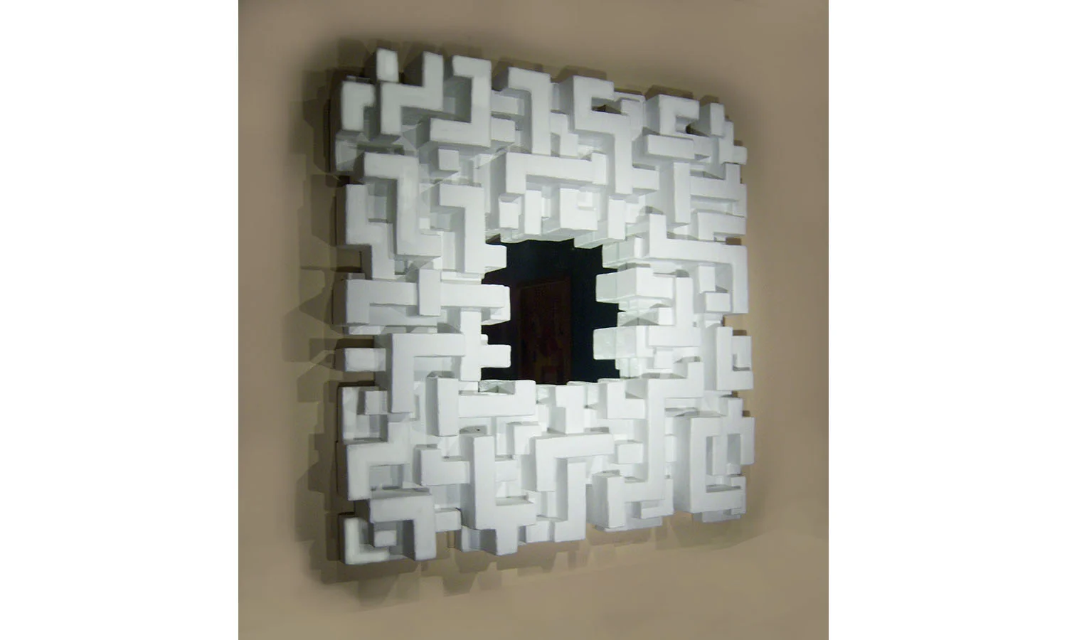 ABITARE MIRROR, mixed media, 48" x 48" x 6", 2013