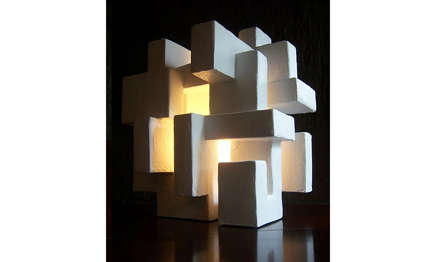 GOTHAM LIGHT SCULPTURE, 14" tall, 2016