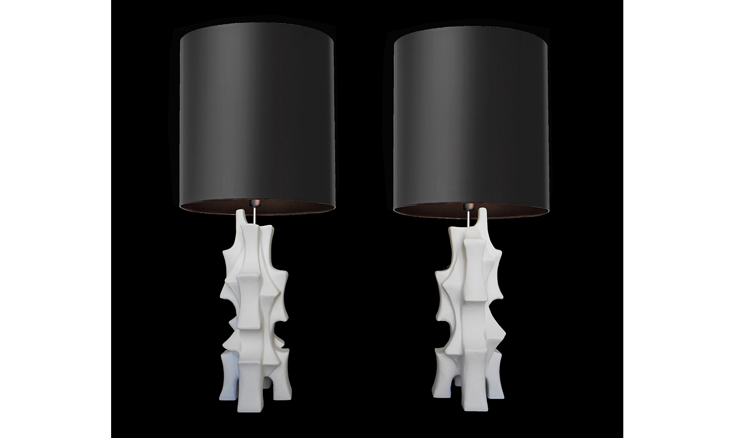 ORGANIC TABLE LAMPS, 20" tall , 2019