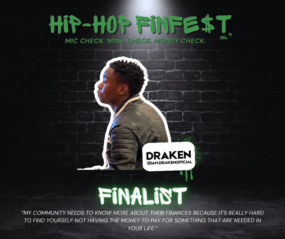 🚨TODAY (yes, today!) is the Hip-Hop FinFe$t Vol. 3 concert and we&rsquo;re ecstatic to introduce finalist 3/3 - Draken (@iam.drakenofficial)!