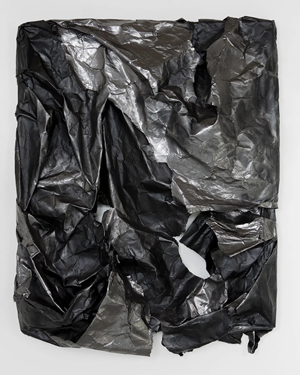 Shield Wrap 10, Graphite on Paper, 56x42x10 inches, 2014 