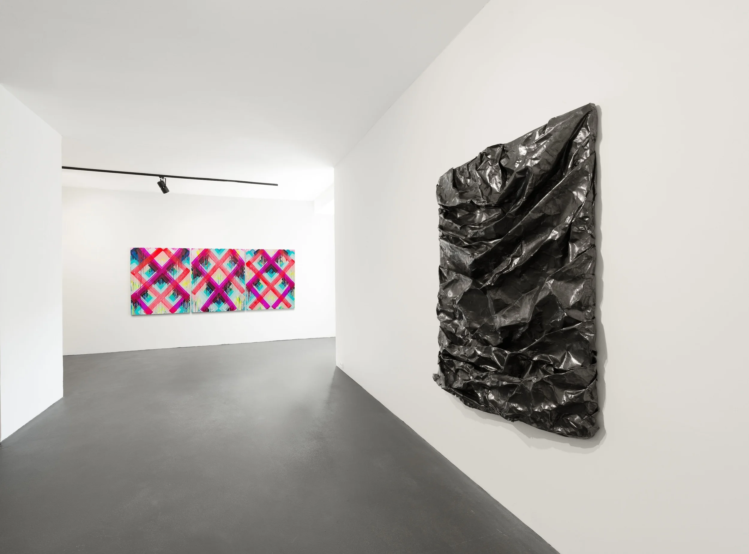 Raidiate, (from left) Maya Hayuk, Lauren Seiden at Circle Culture Gallery 