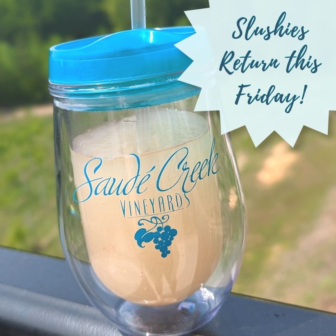 Memorial Day Weekend is almost here&hellip; and you know what that means &mdash; Wine Slushies return for the summer! ☀️

Starting Friday, May 22nd, cool off with our delicious signature slushie, the perfect frozen treat for easing into the long week