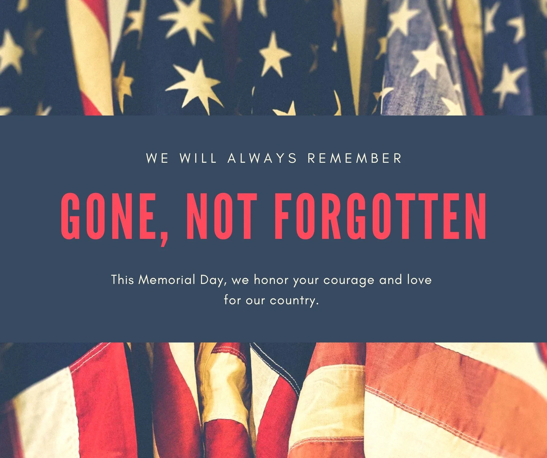 On Memorial Day, we come together to honor the men and women who made the ultimate sacrifice for our country. Their legacy lives on in the freedoms we cherish.