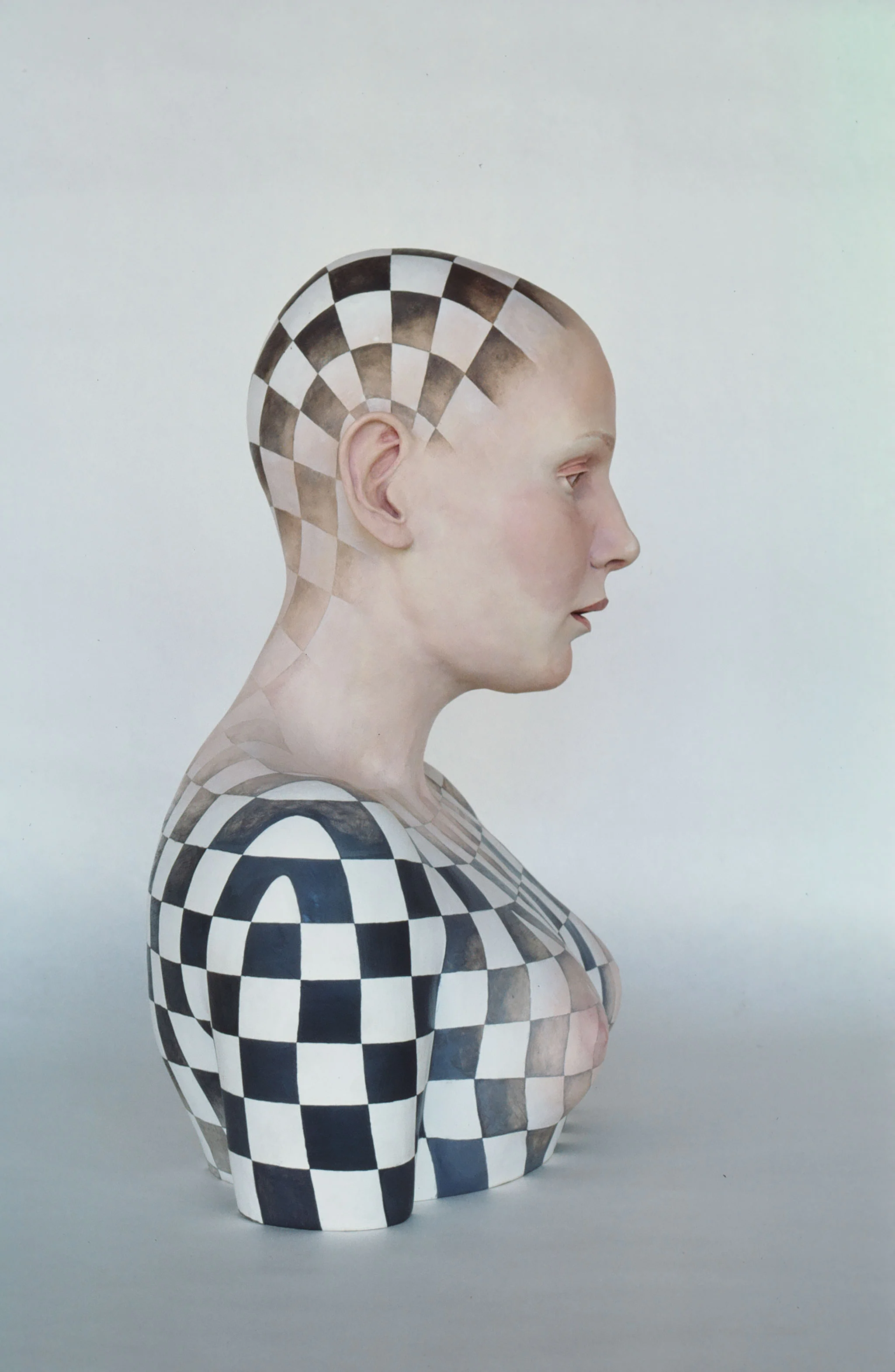 Checkered Woman 1979 20"x16"x8"