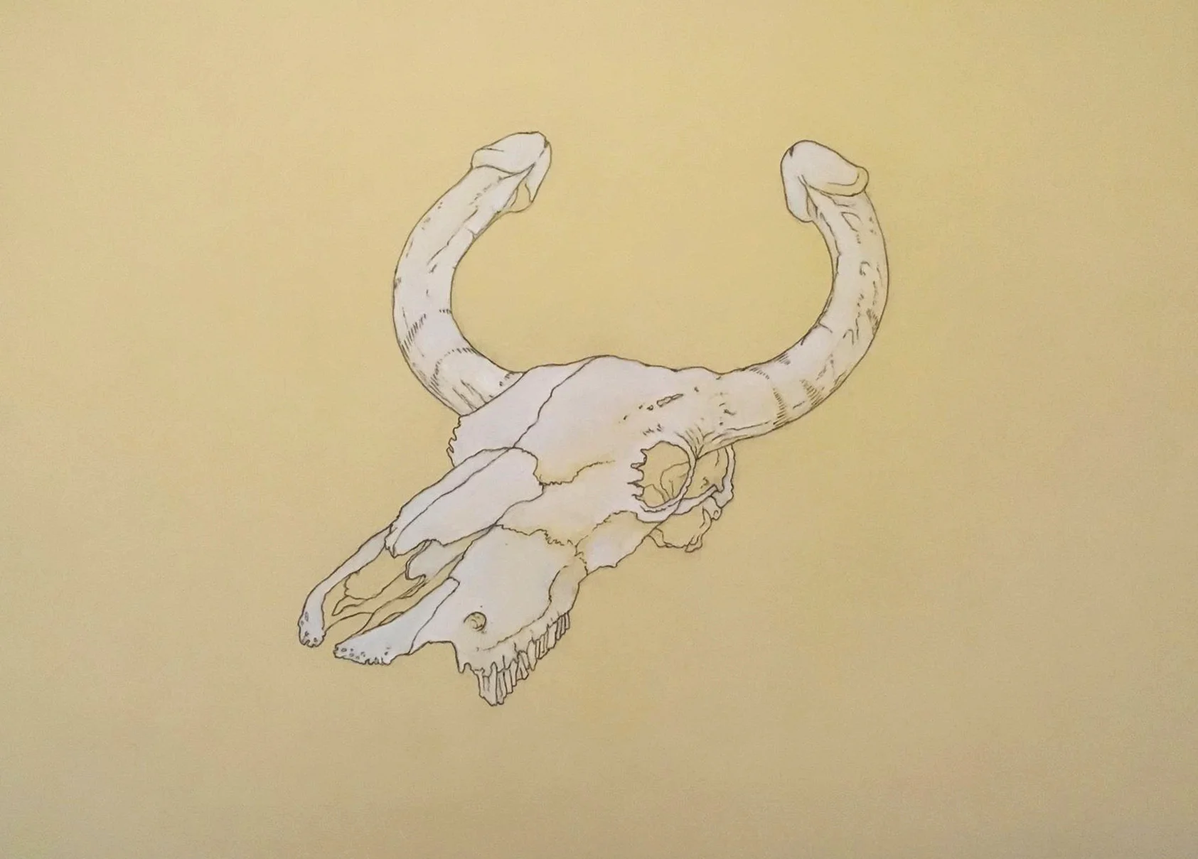 Useless Gods, Acrylic Ink on Paper, 2019