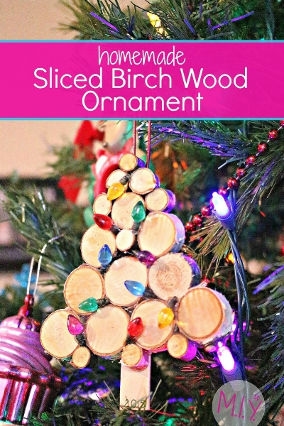 Christmas Birch Wooden Ornaments 