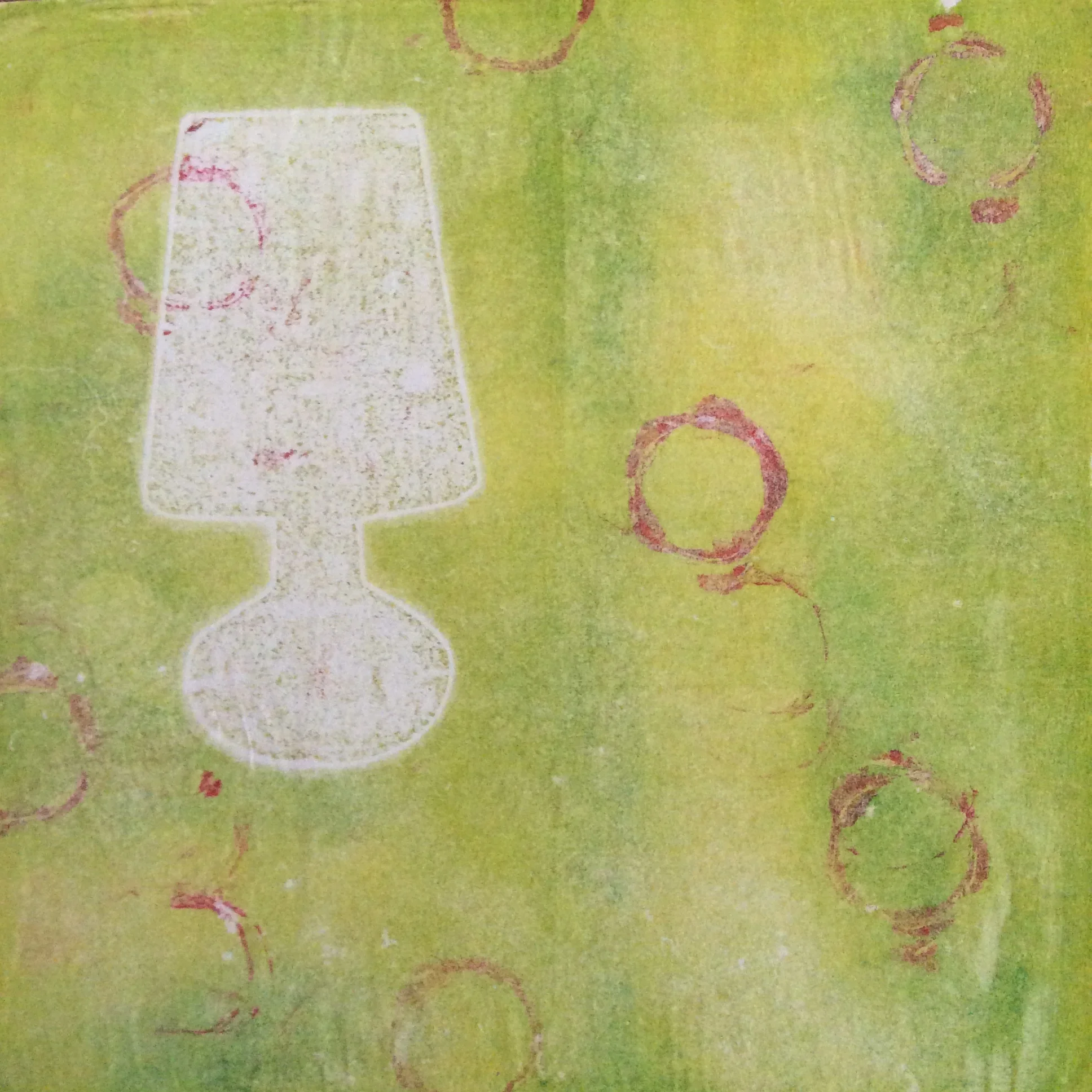 yellow green abstract