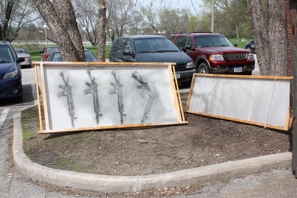 Outside drying at North Hall