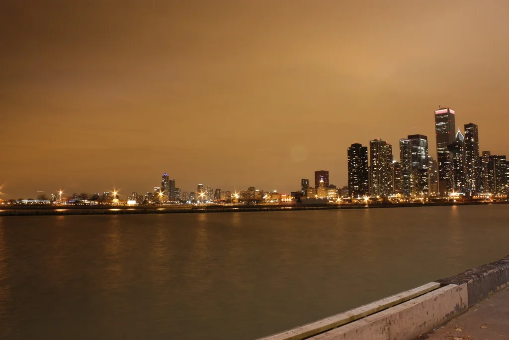 Chicago Skyline from Navy Pier