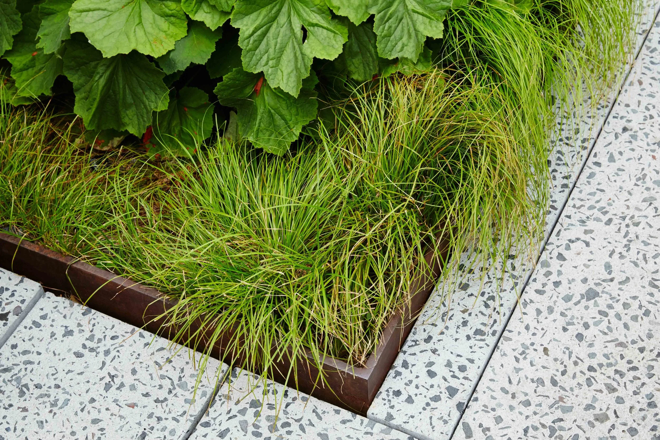 The High Line James Corner Field Operations Edging System Corten Steel
