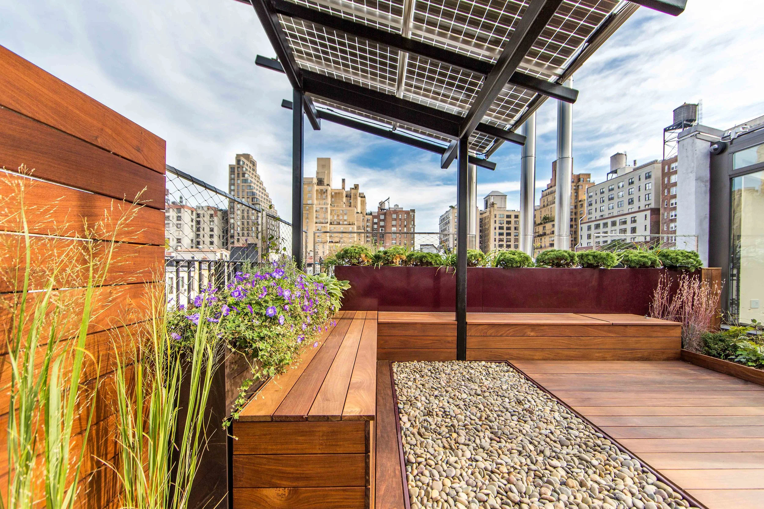 Upper West Side Terrace Nina Kramer The Standard Planter Powder Coated Aluminum
