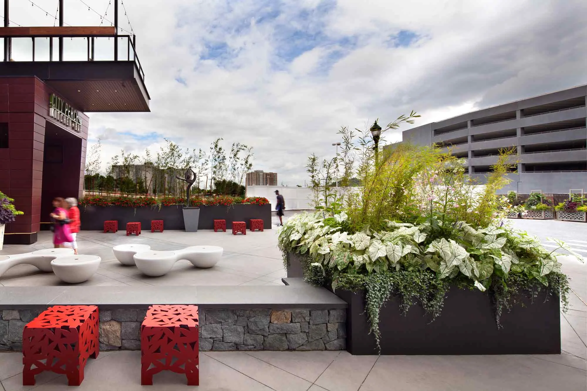 Mid-Pike Clinton & Associates Design Collective Planting Bed System Powder Coated Aluminum