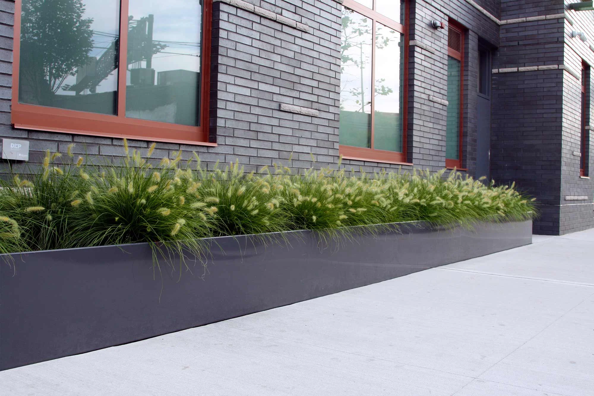 Brooklyn Condo RBA Group Planting Bed System Powder Coated Aluminum