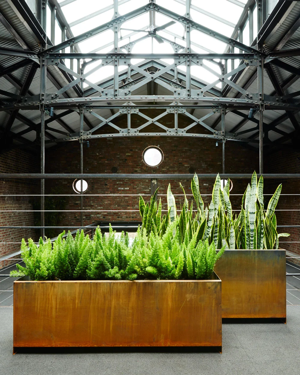 The Foundry Metropolitan Planters Corten Steel