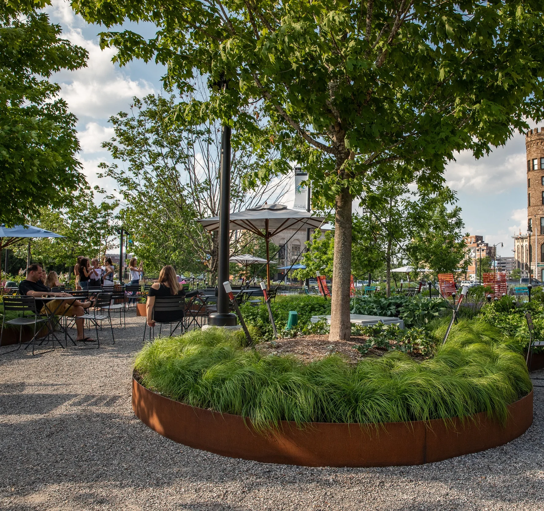 DTE ENERGY BEACON PARK BUILDING ACCESSORIES CORP Edging System Corten Steel