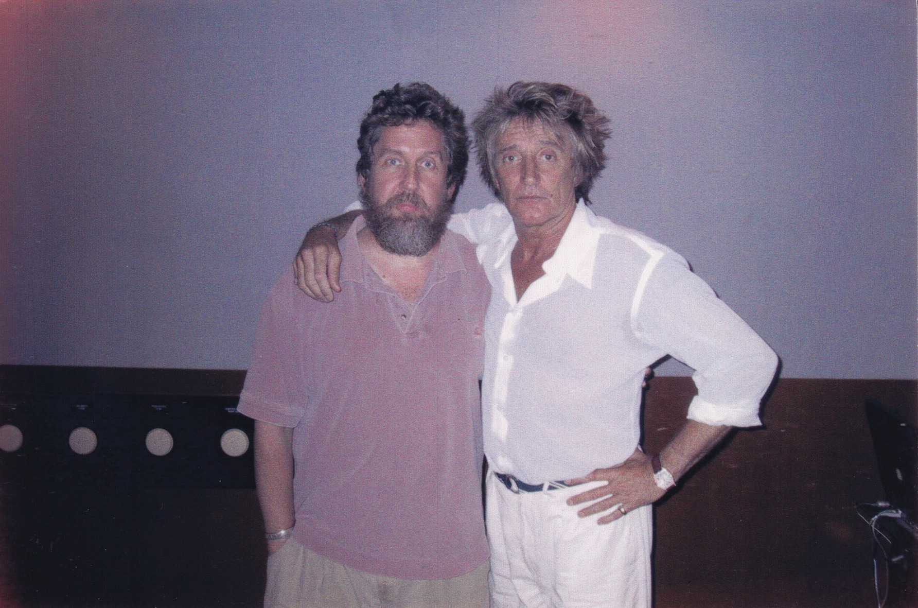 Al Hemberger and Rod Stewart