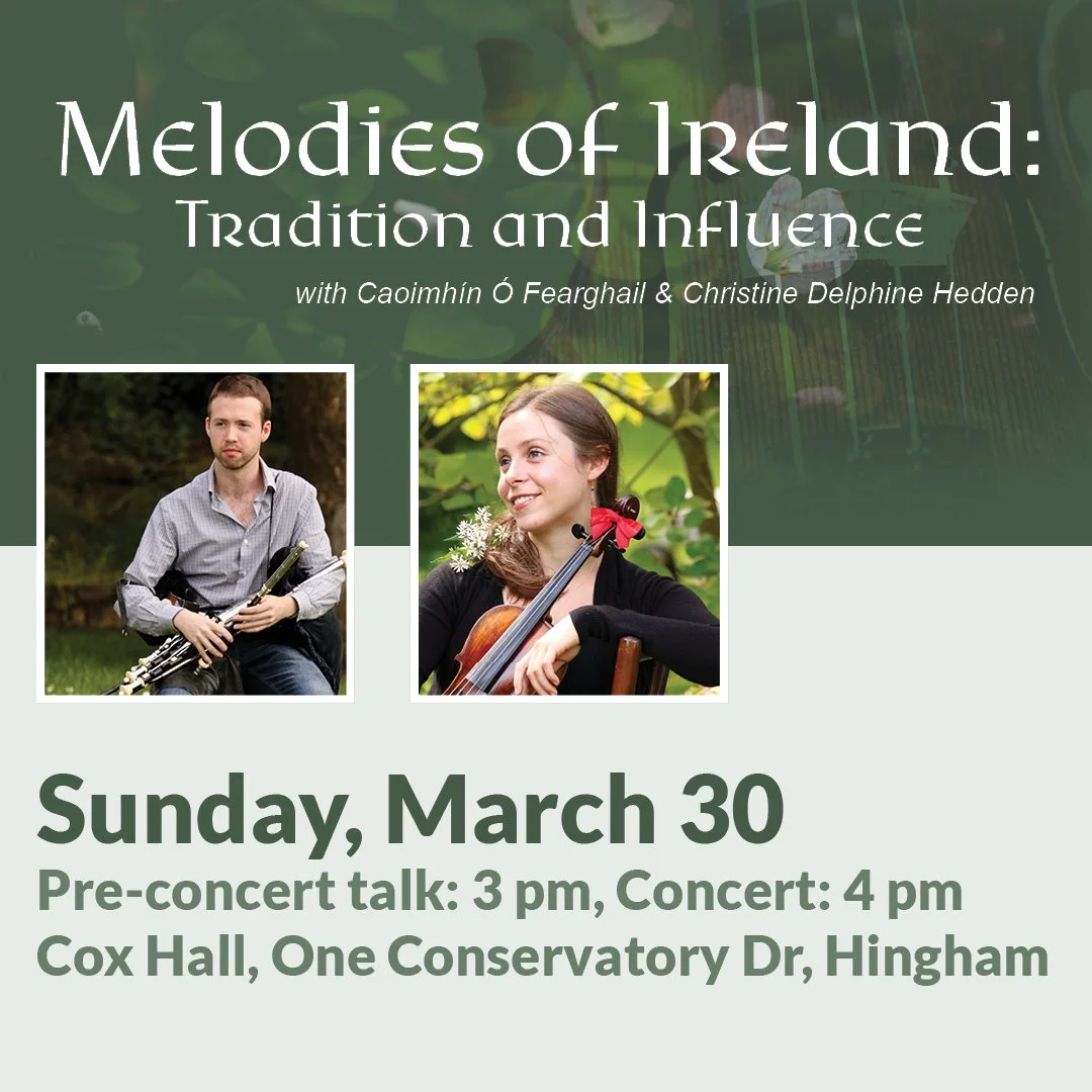 South Shore Conservatory Presents Melodies of Ireland