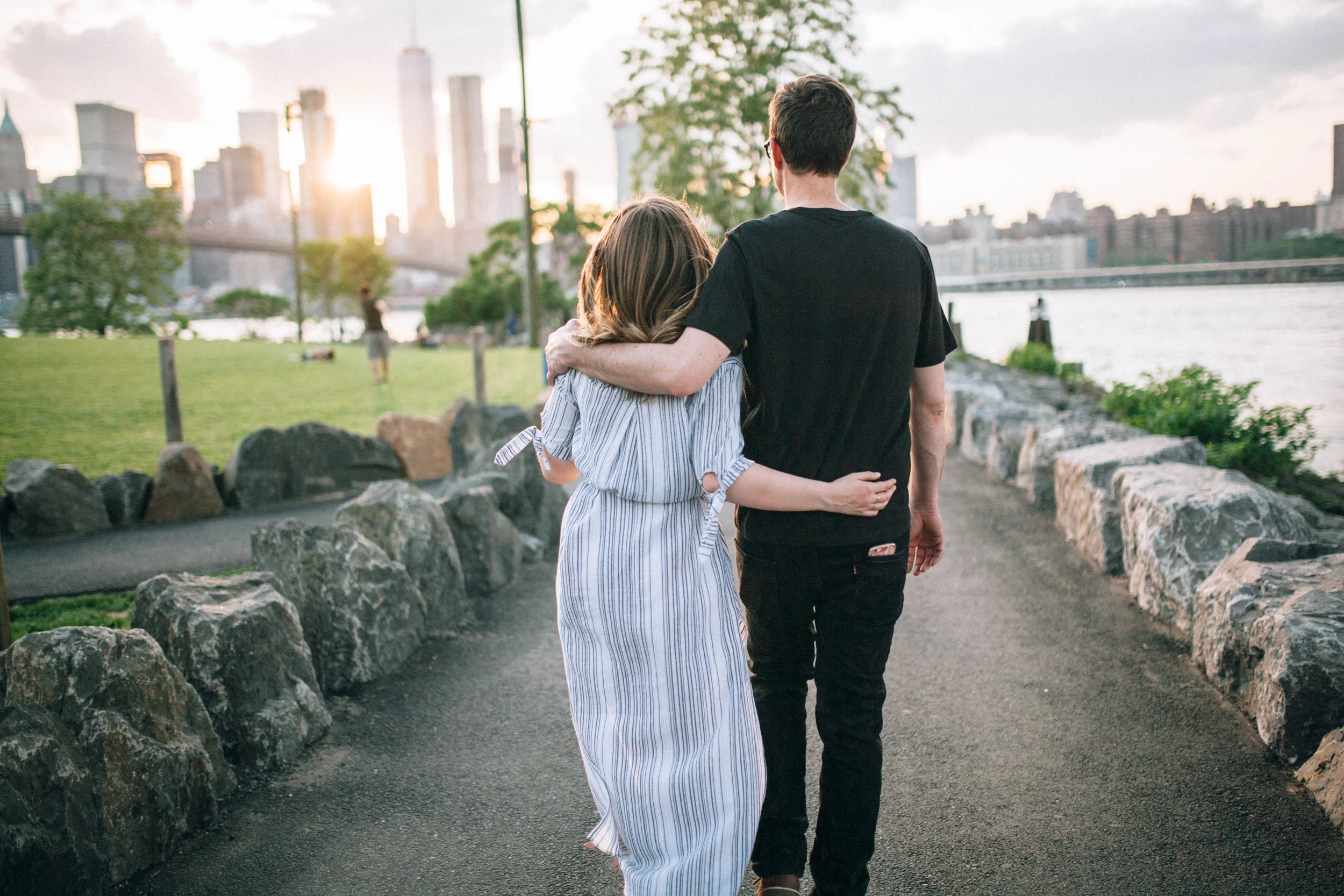 Engagement photos in New York City