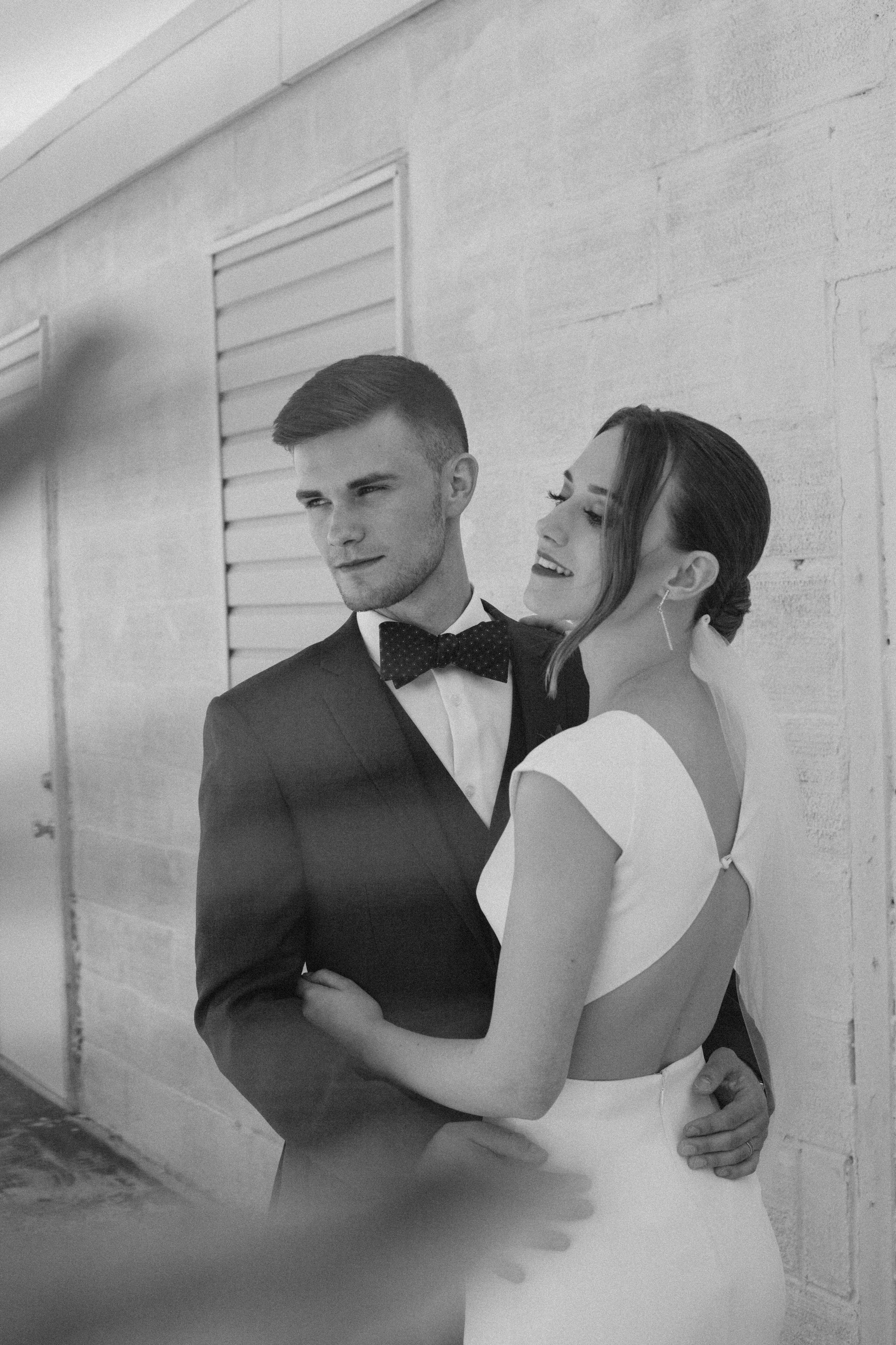best black and white wedding photo