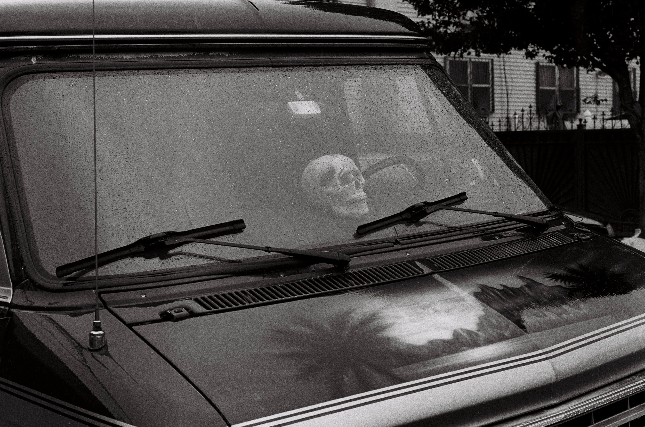 Van life with a hardcore skull