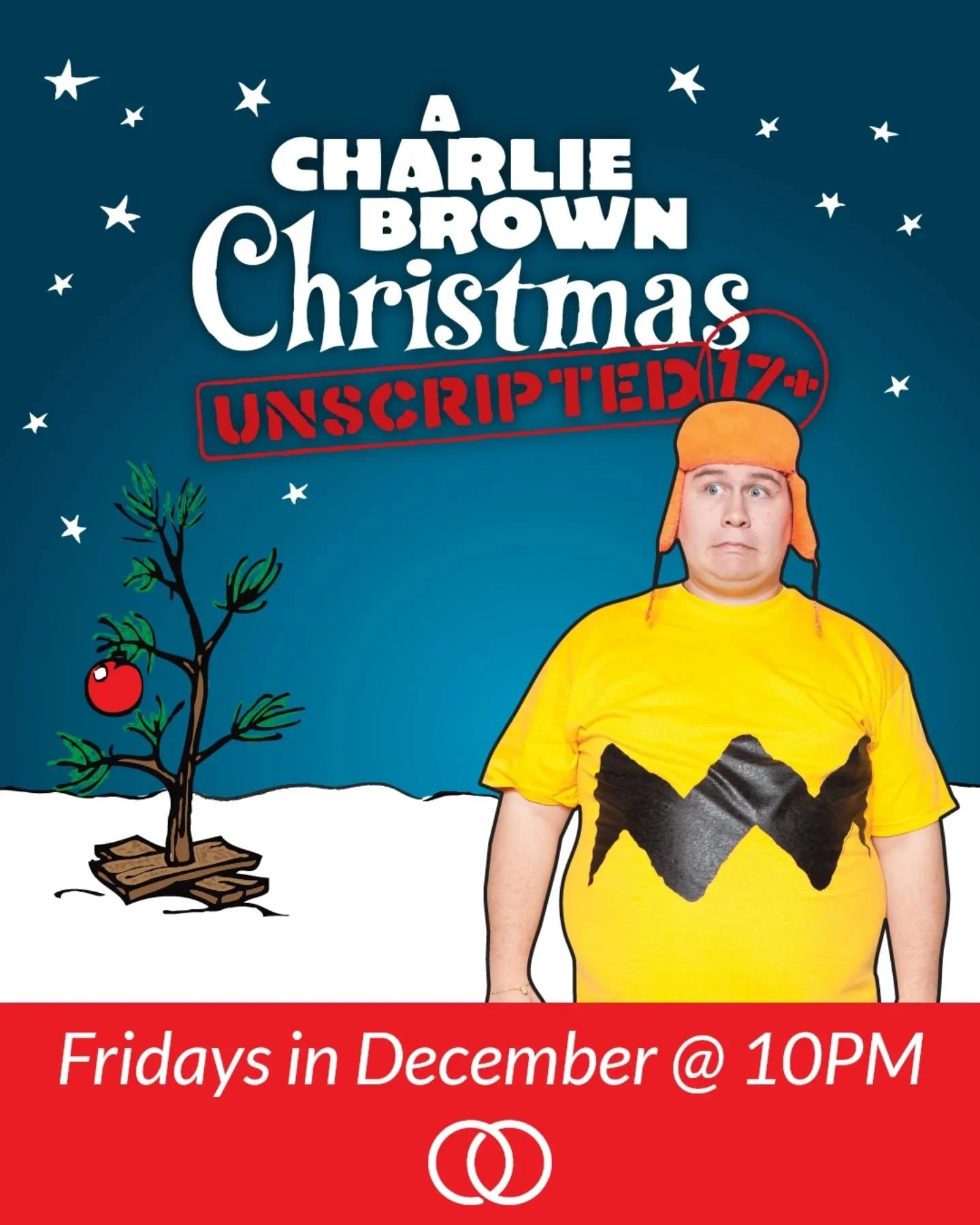 The holiday season is upon us, so we've brought back a fan favorite: A Charlie Brown Christmas Unscripted! Witness this holiday classic be reimagined with your suggestions!

Link for tickets in bio.