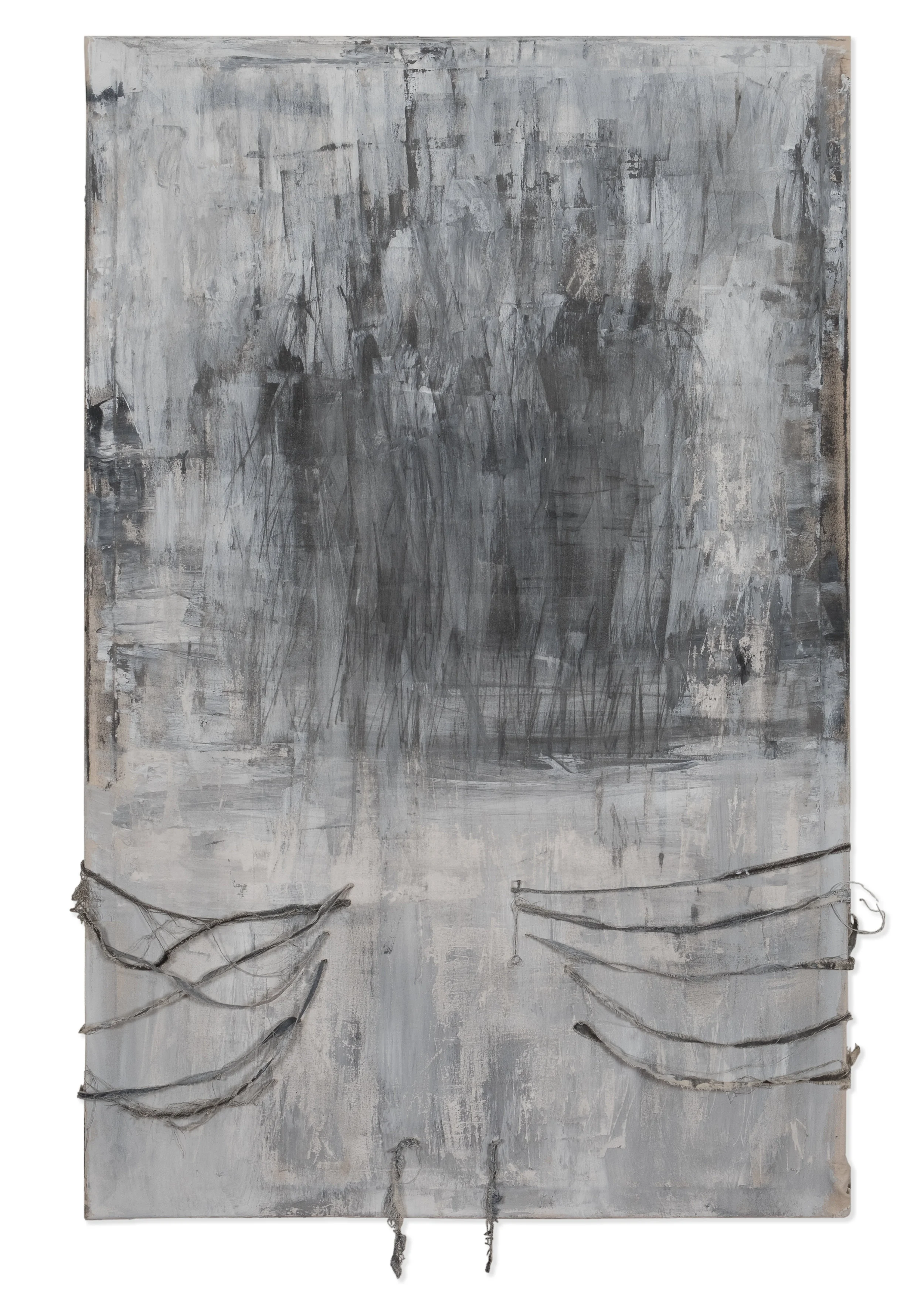 36"x47" plaster, ink & acrylic on canvas.