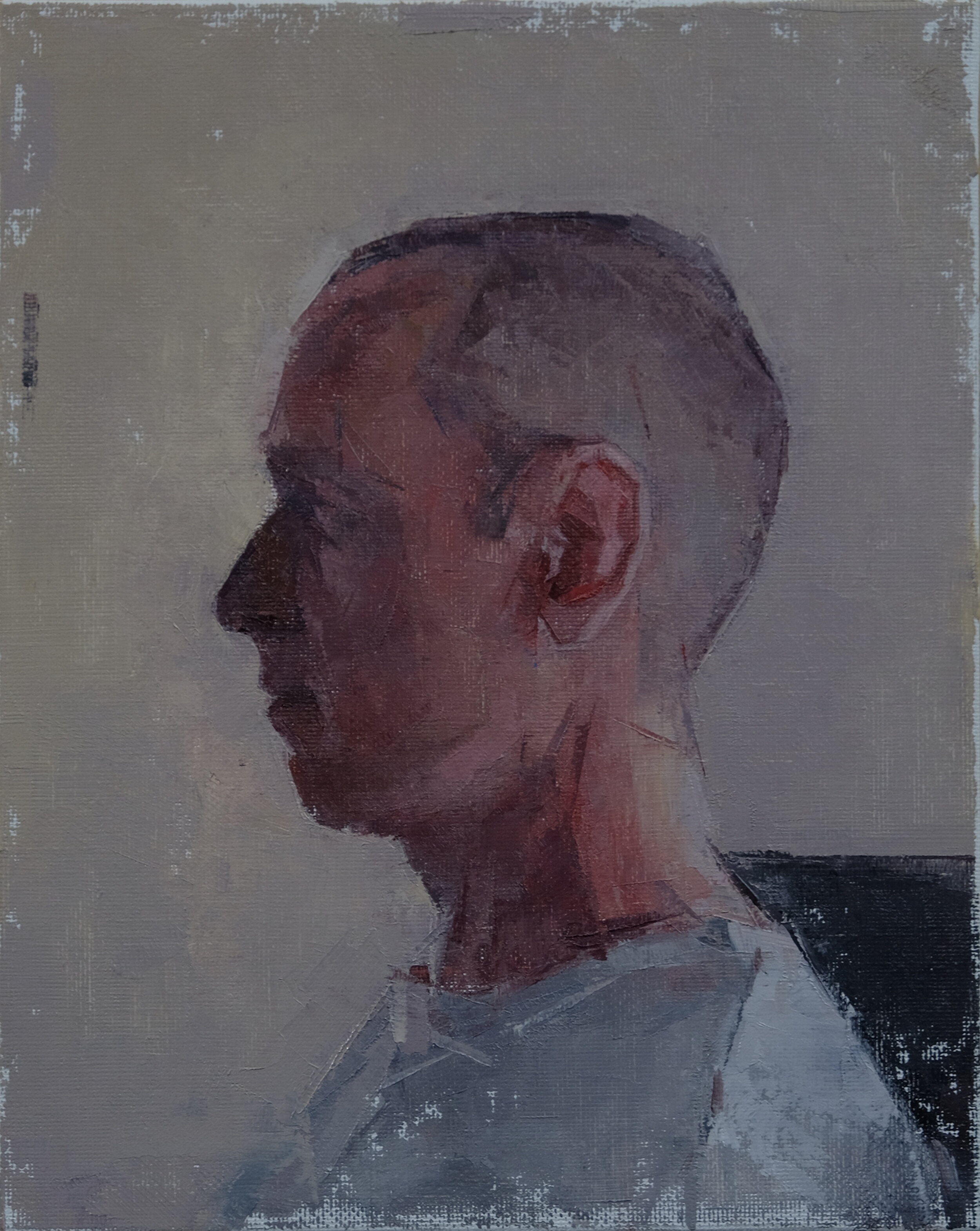 amy scherer portrait of james bland oil on canvas 8 x 10 inches.JPG