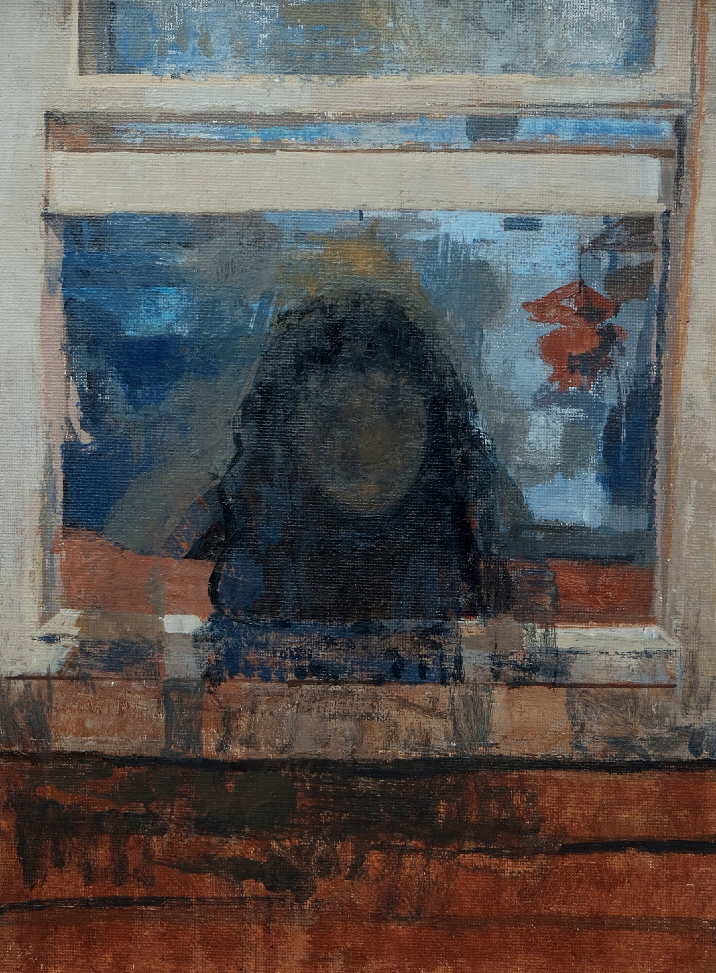 Amy Scherer Window girl painting acrylic may 2020.JPG