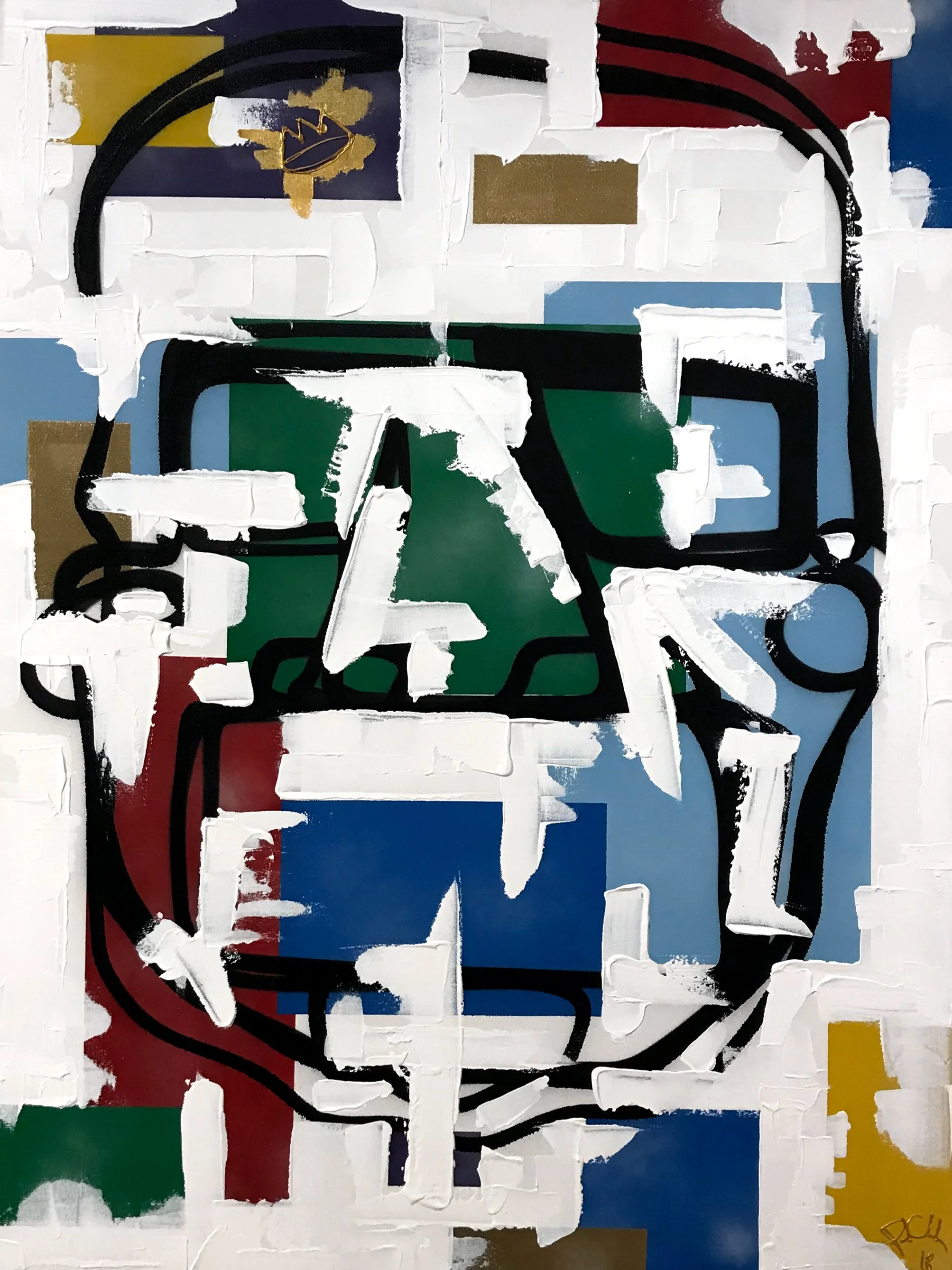 1995 / 48 x 36 / Mixed Media / 2018 / SOLD