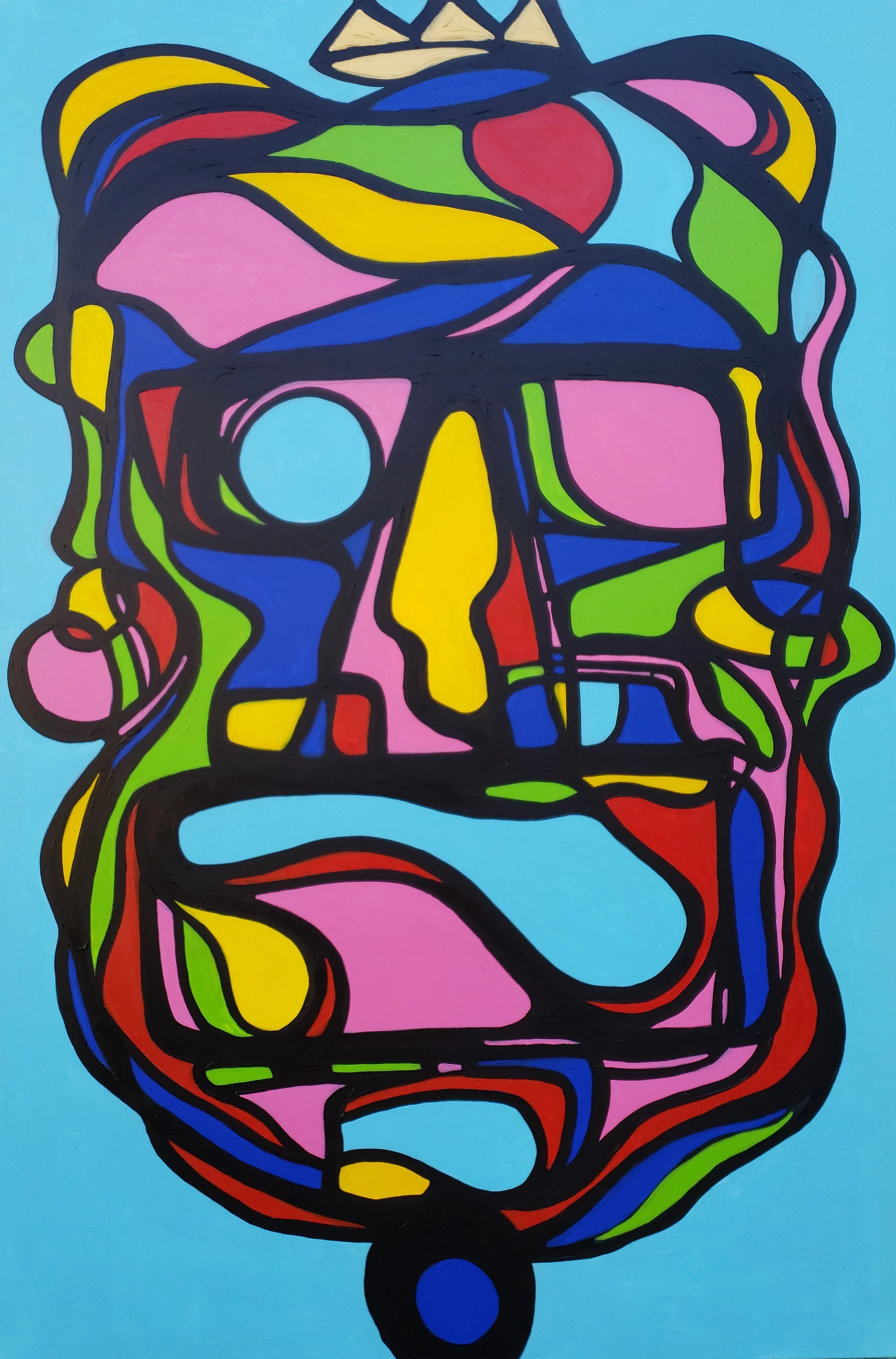Beauty is in the Eye of the Beholder / 72 x 48 / Mixed Media / 2019 / SOLD
