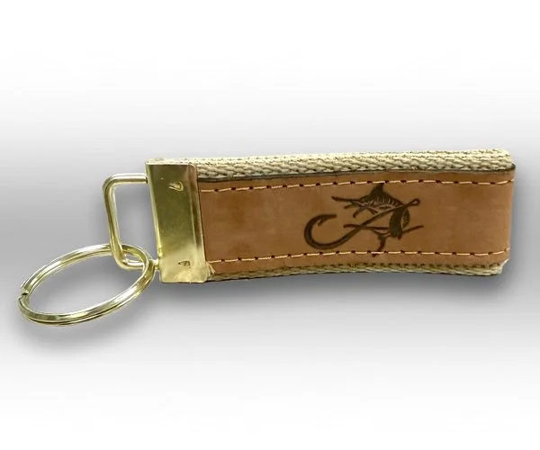 Albemarle Leather Keychain