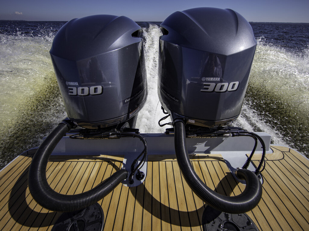 31 Dual Console Transom and Two Engines