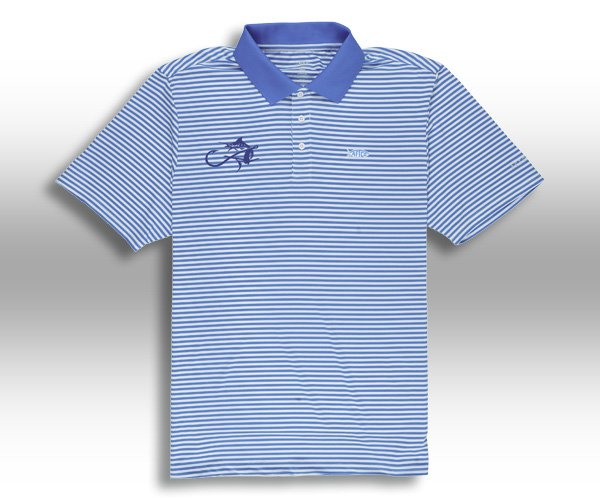 AFTCO Replay Polo, Vivid Blue — Albemarle Boats