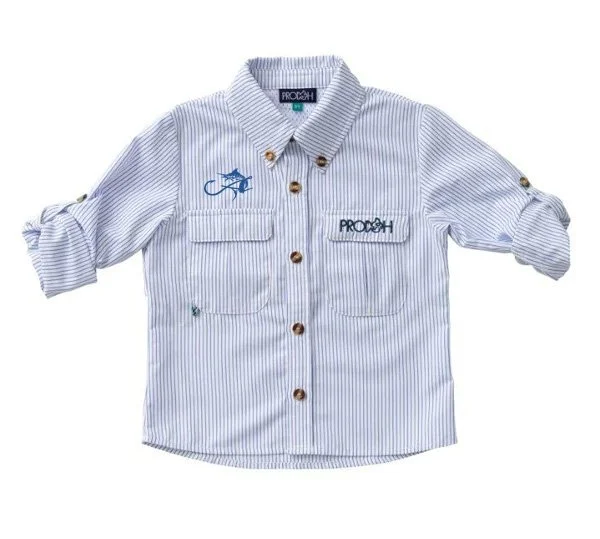 Prodoh Youth Fishing Shirt Blue